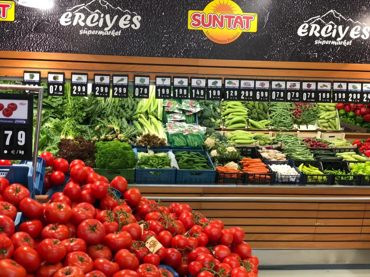 Frisches Obst und Gemüse