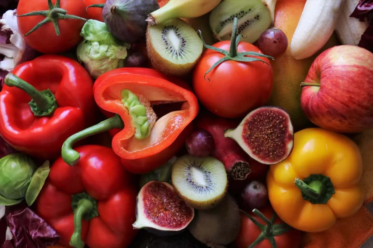 Obst- und Gemüsetheke