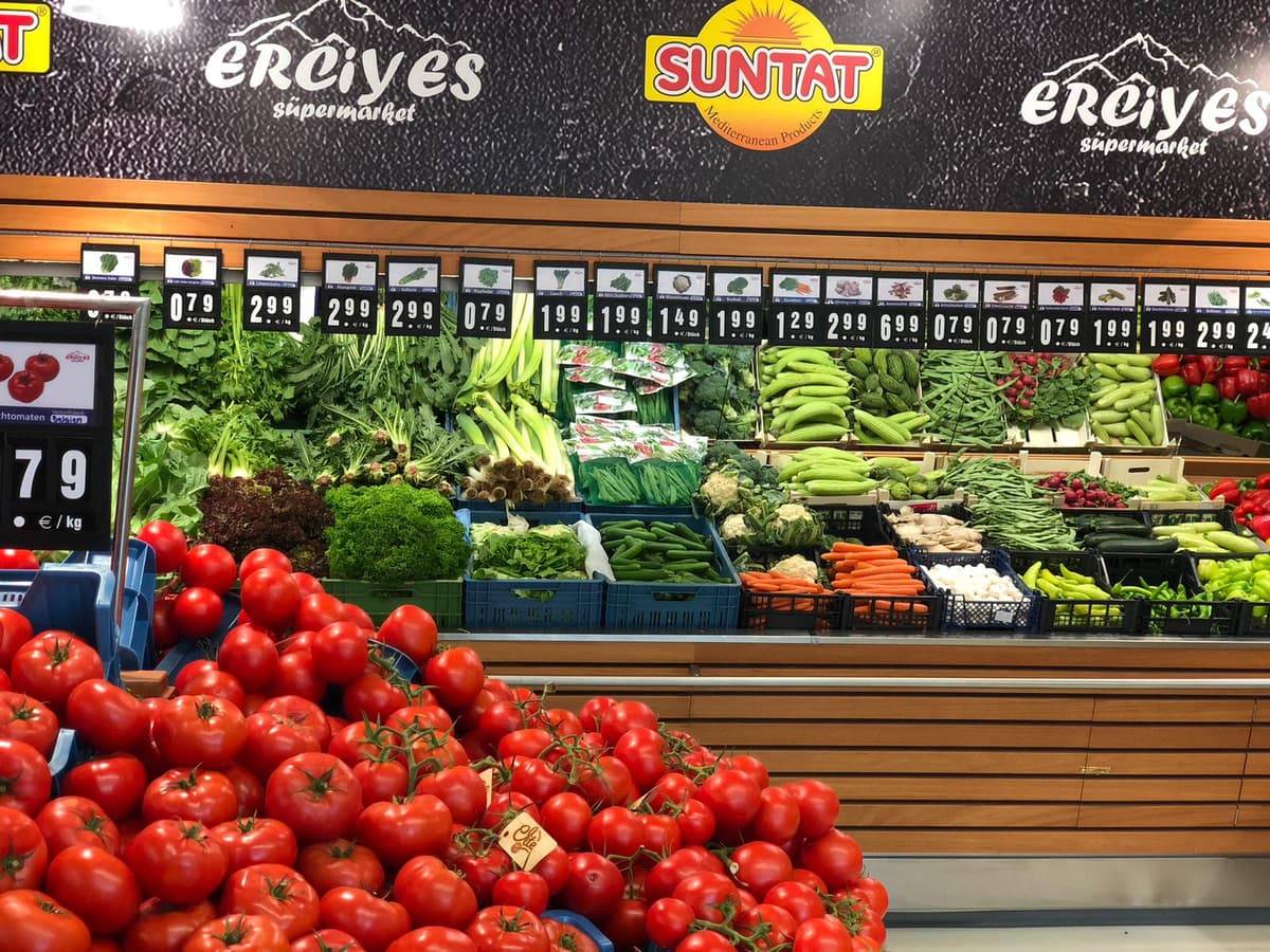 Frisches Obst und Gemüse